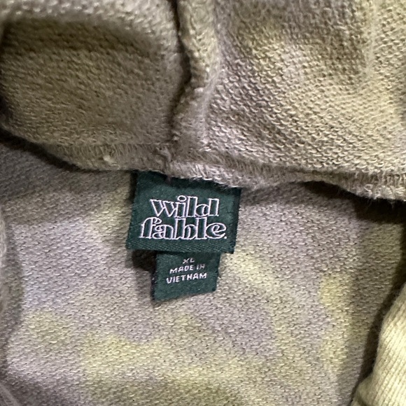 LIMITED TIME $4 ITEM!! Wild Fable Yellow and Gray Tie-Dye Hoodie - Picture 2 of 3